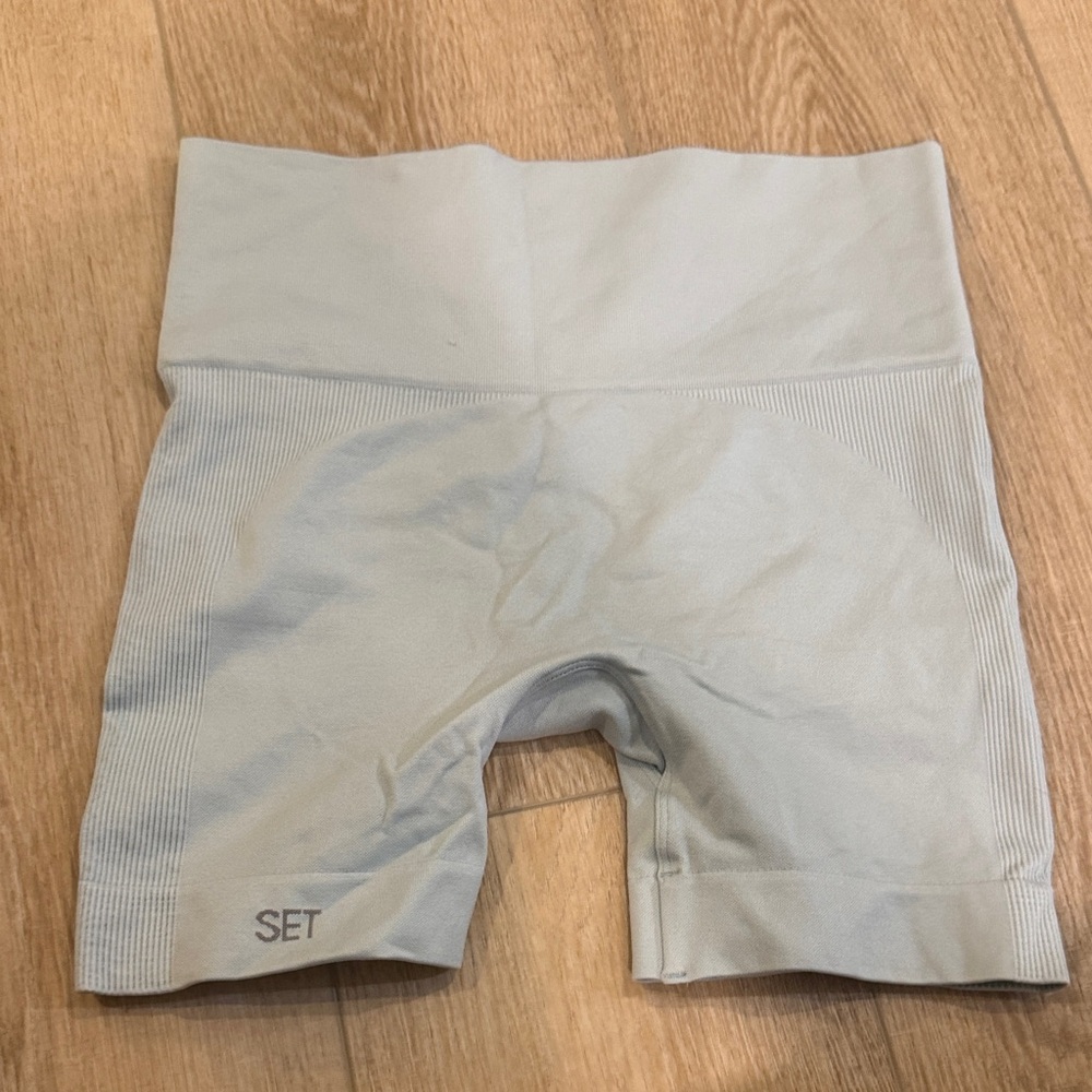SET Active Ice blue Bike Shorts